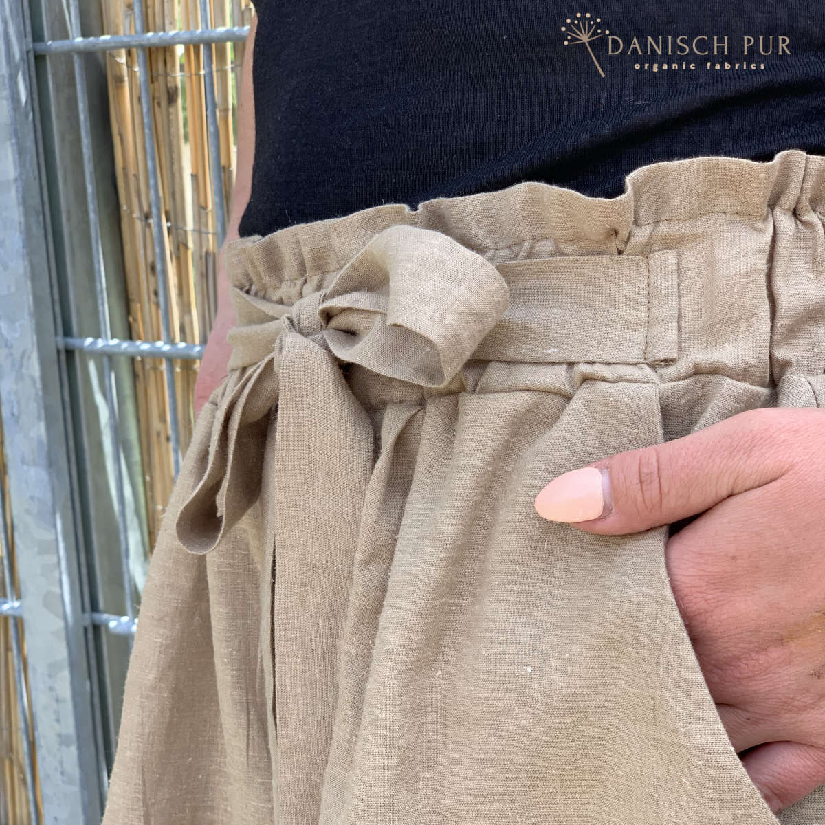 Woven Hemp Lyocell Peanut (55% Hemp-45% TENCEL™ Lyocell)