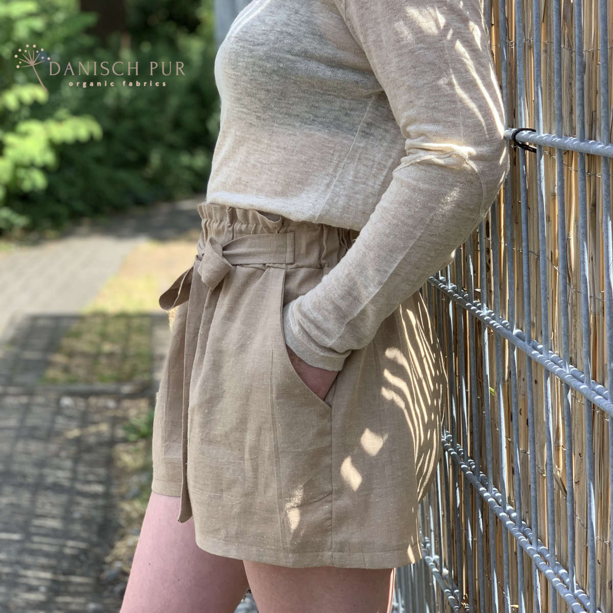 Woven Hemp Lyocell Peanut (55% Hemp-45% TENCEL™ Lyocell)