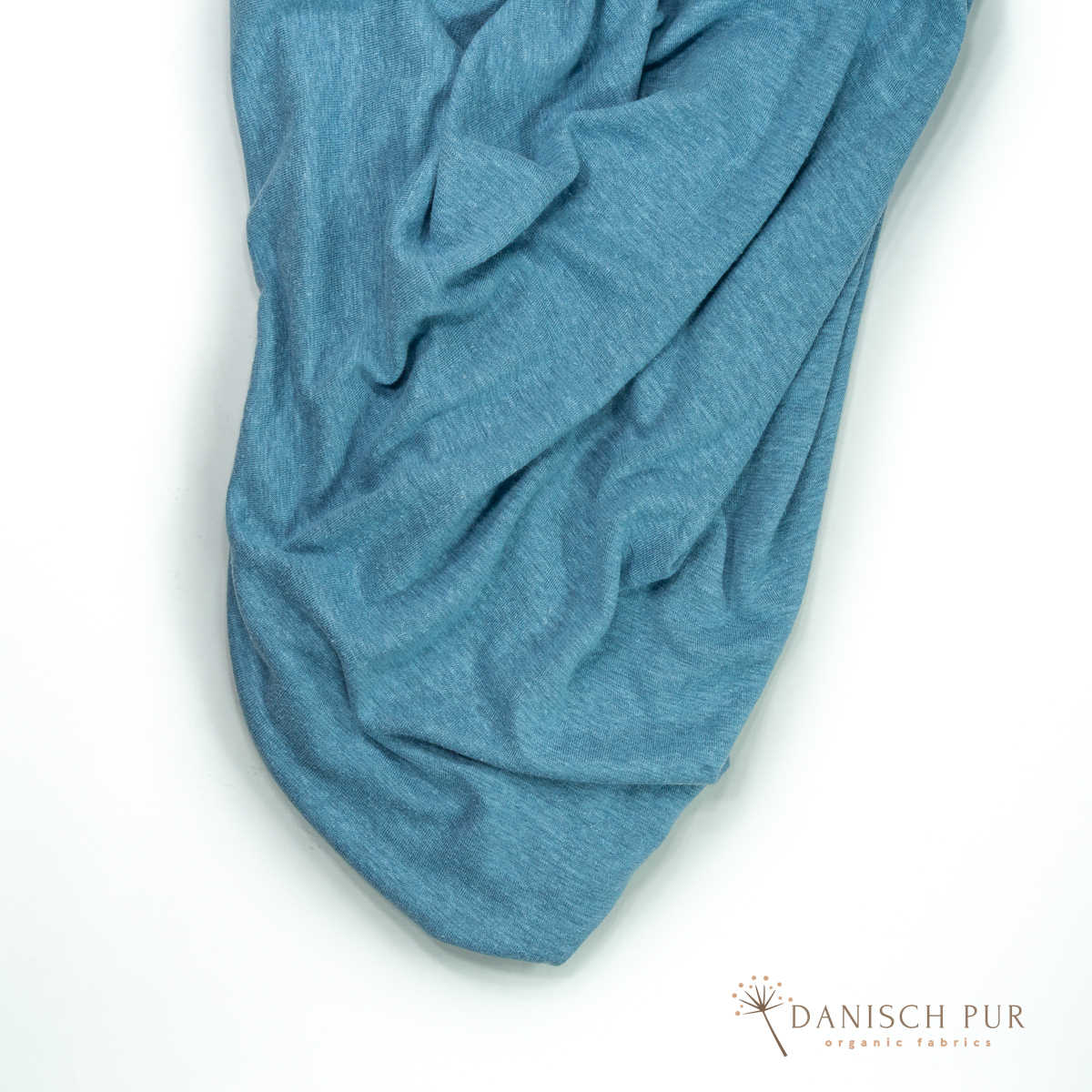 Hanf-Lyocell Singlejersey Eisblau (kba)(55% Hanf (kba konform)-45% TENCEL™ Lyocell)