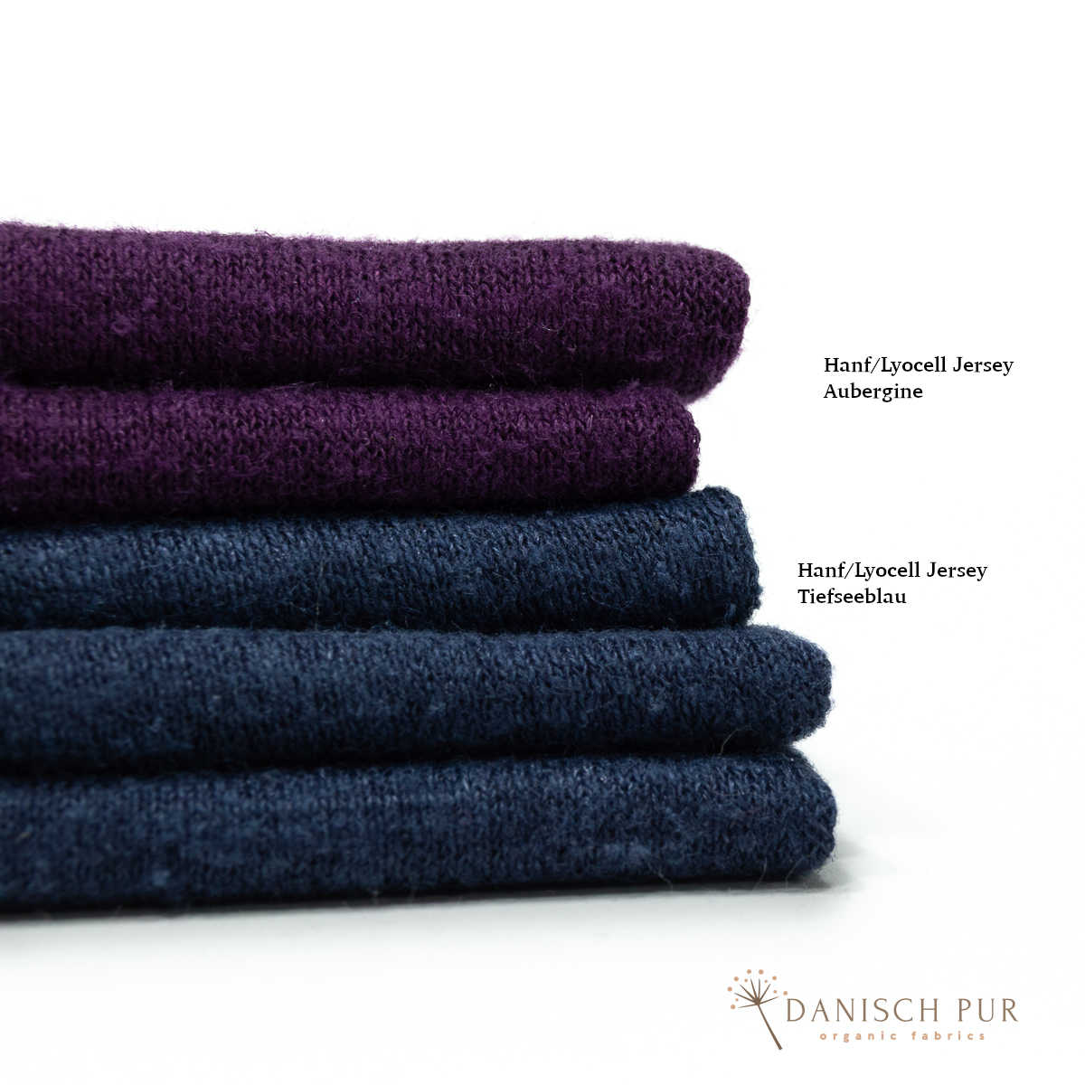 Coupon 120 cm Hanf-Lyocell Singlejersey Tiefseeblau (kba)(55% Hanf (kba konform)-45% TENCEL™ Lyocell)