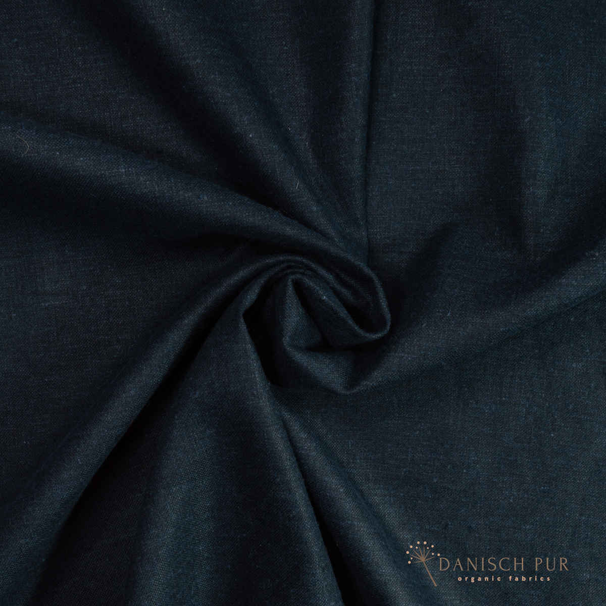 Webware Hanf Lyocell Kohlrabenblau (55% Hanf-43% TENCEL™ Lyocell- 2% Elasthan)