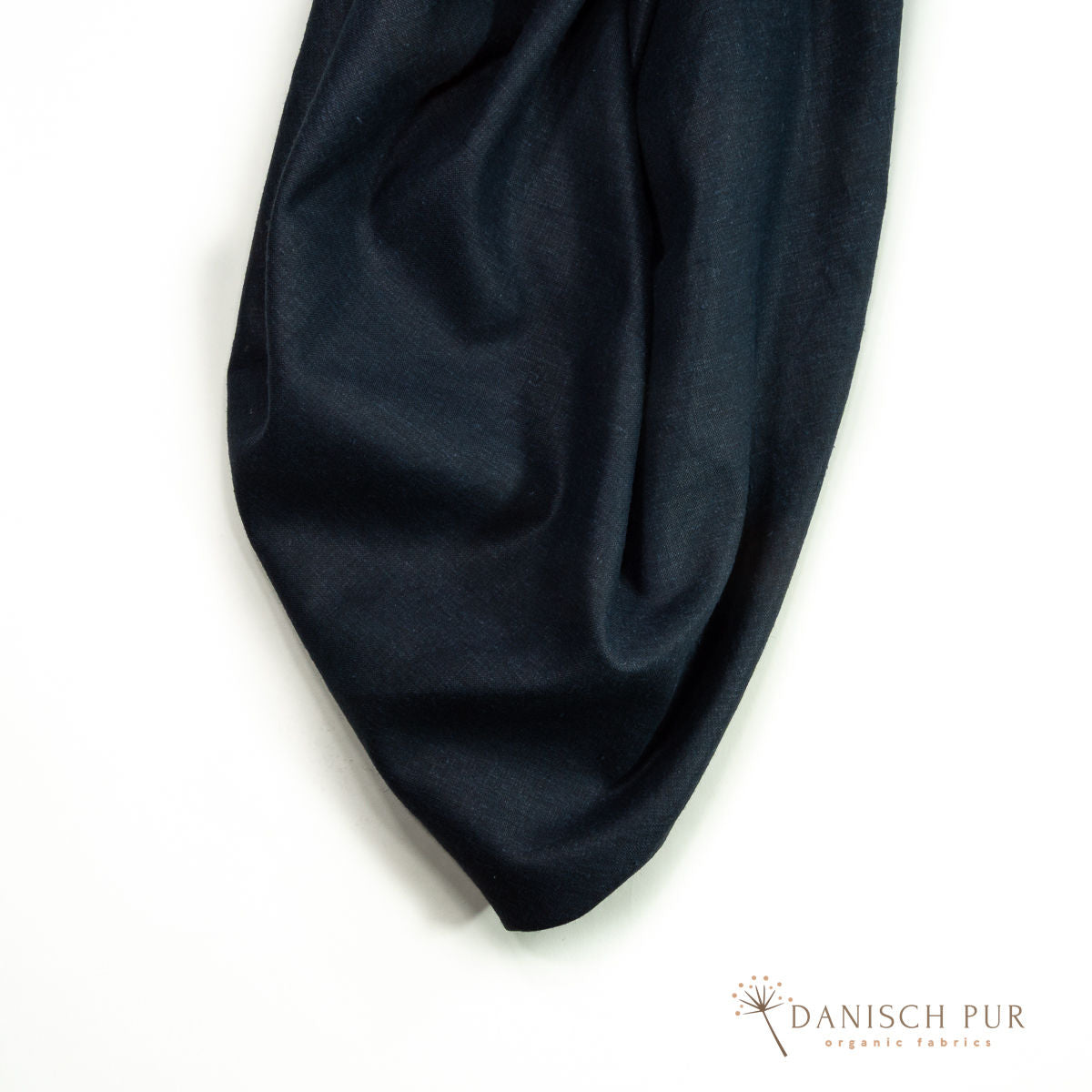 Webware Hanf Lyocell Kohlrabenblau (55% Hanf-43% TENCEL™ Lyocell- 2% Elasthan)