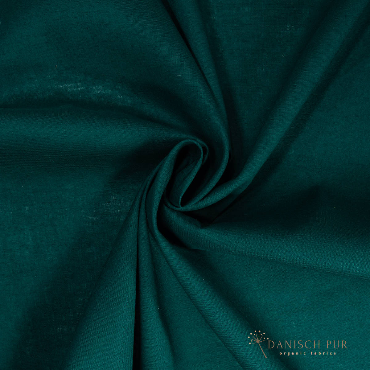 Webware Hanf Lyocell Petrol (54% Hanf-44% TENCEL™ Lyocell, 2% Elasthan)