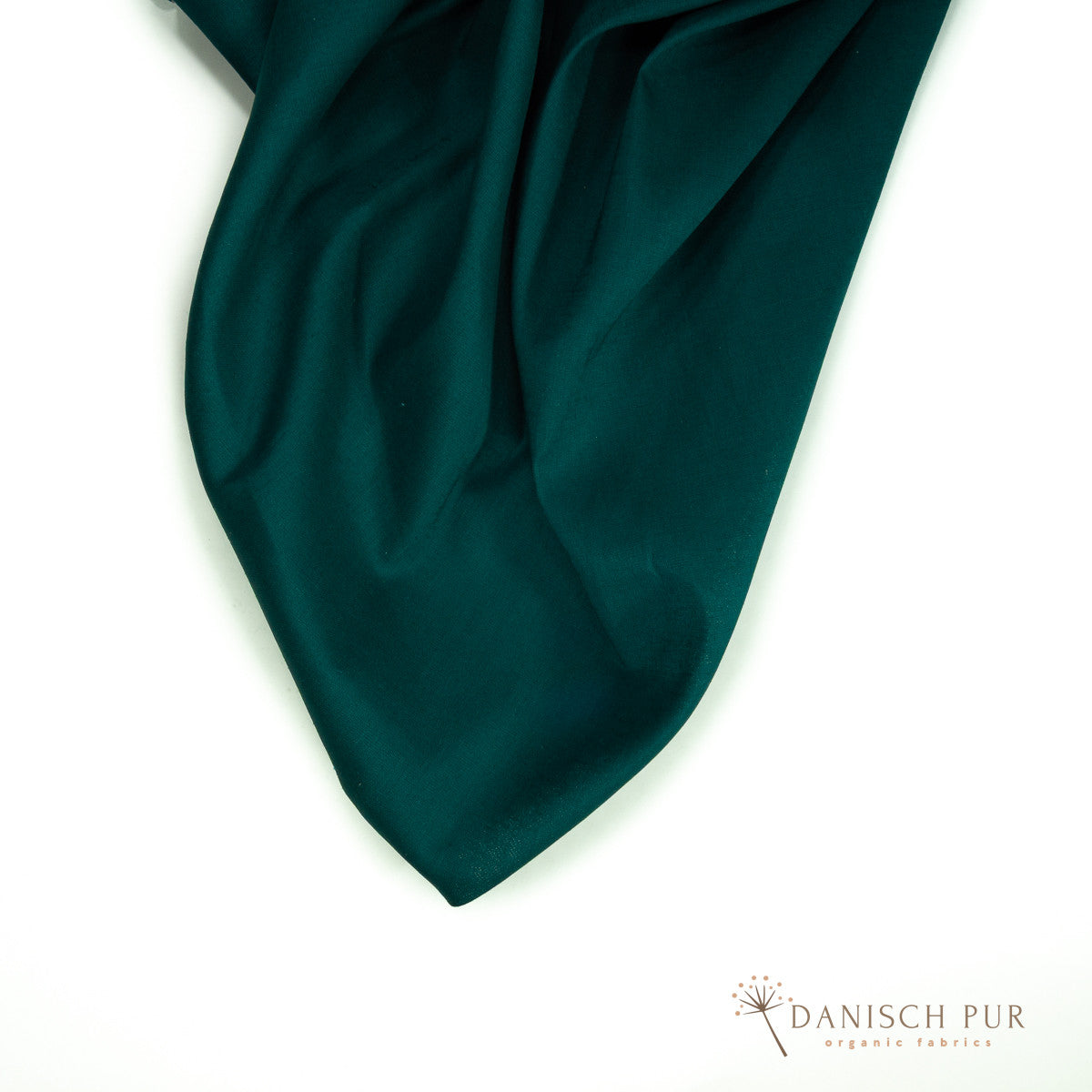 Webware Hanf Lyocell Petrol (54% Hanf-44% TENCEL™ Lyocell, 2% Elasthan)