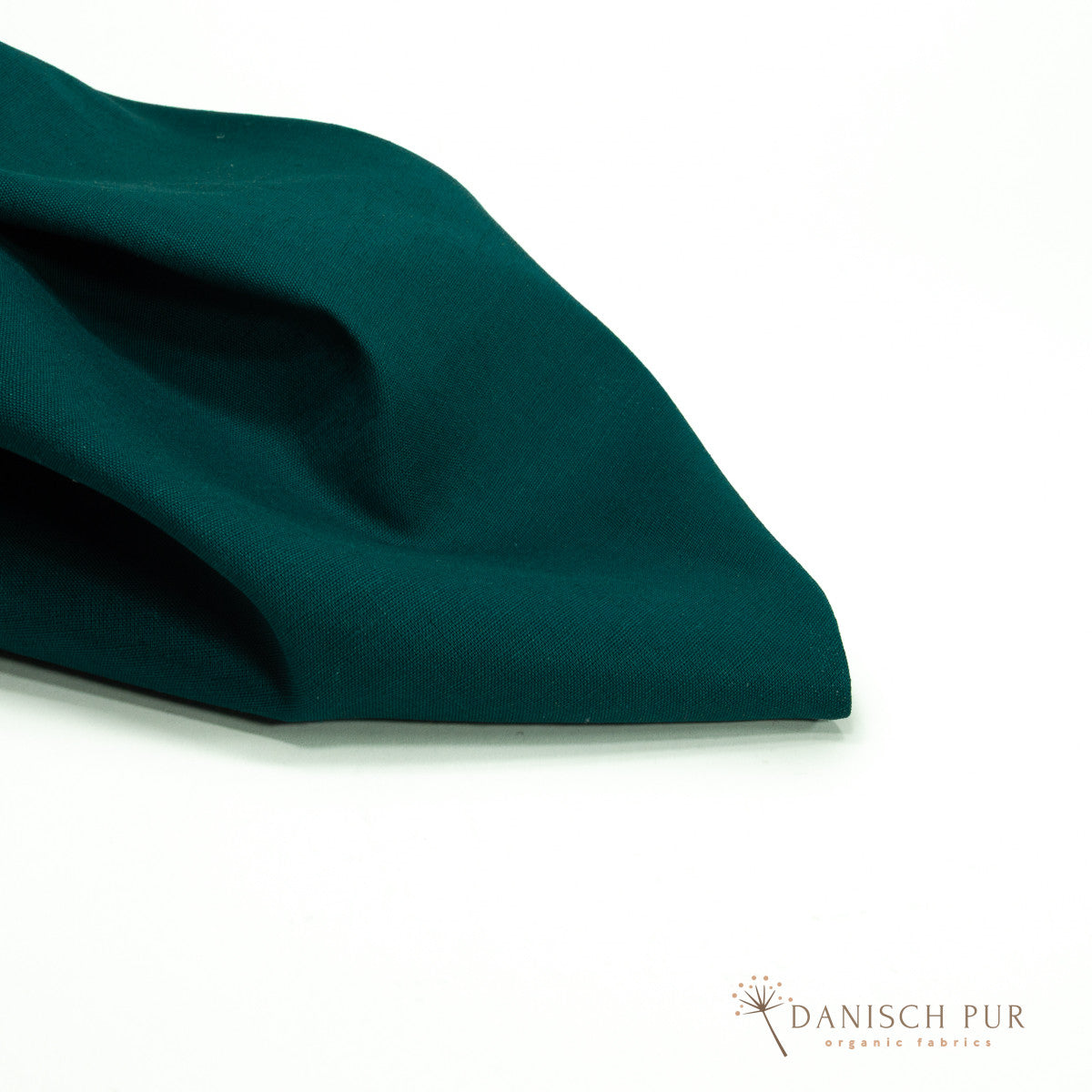 Webware Hanf Lyocell Petrol (54% Hanf-44% TENCEL™ Lyocell, 2% Elasthan)