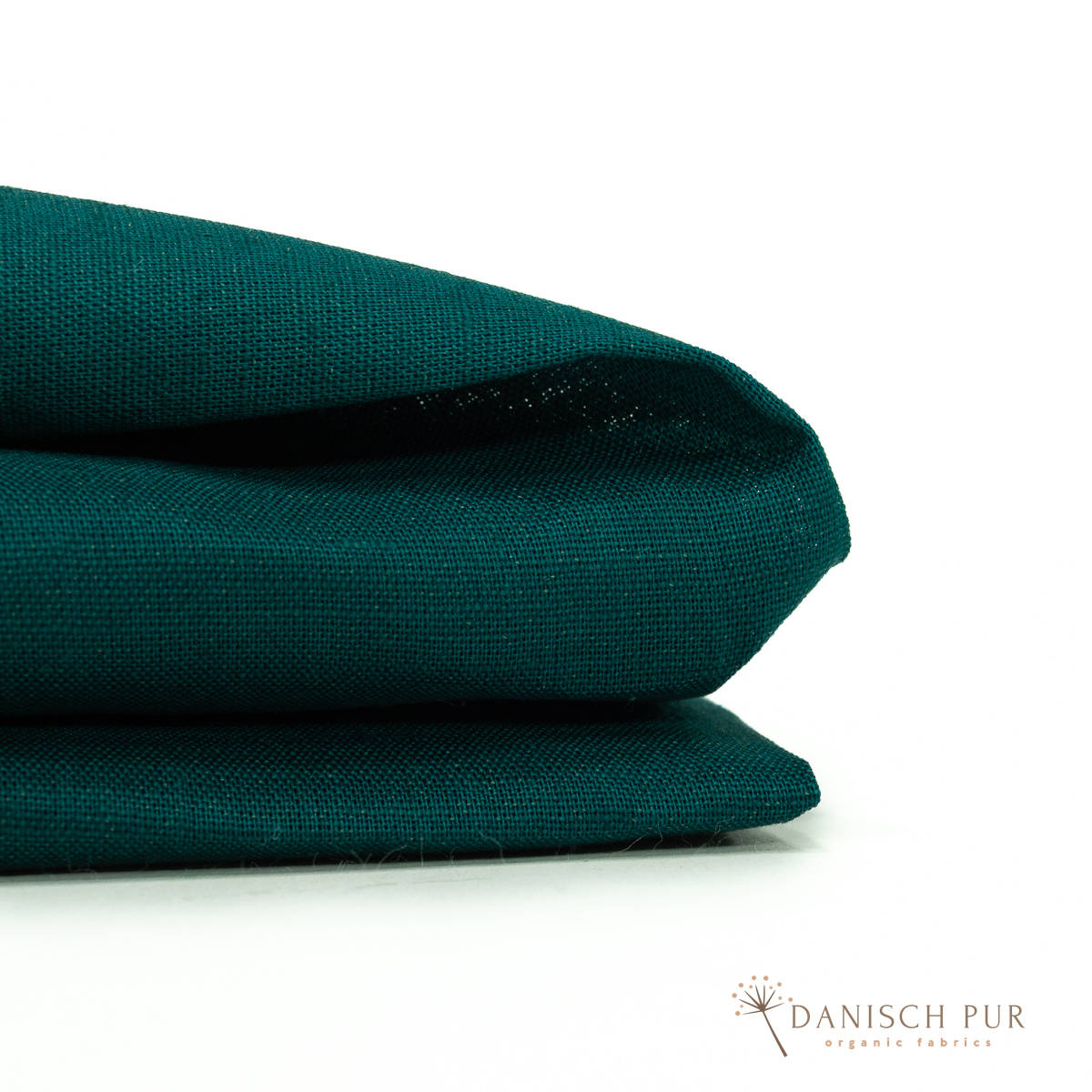 Webware Hanf Lyocell Petrol (54% Hanf-44% TENCEL™ Lyocell, 2% Elasthan)