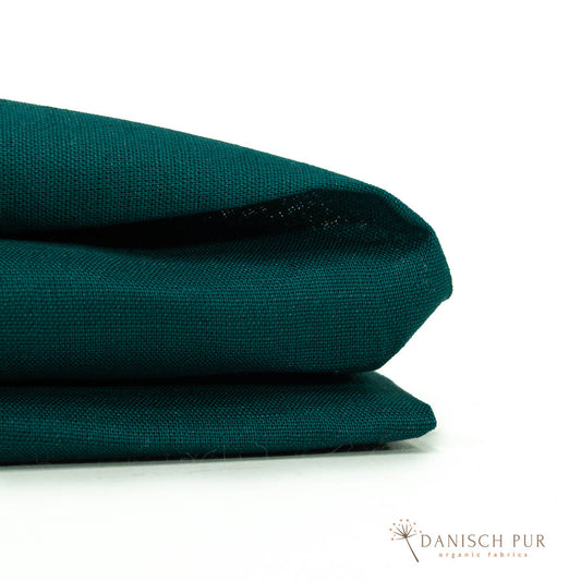 Webware Hanf Lyocell Petrol (54% Hanf-44% TENCEL™ Lyocell, 2% Elasthan)