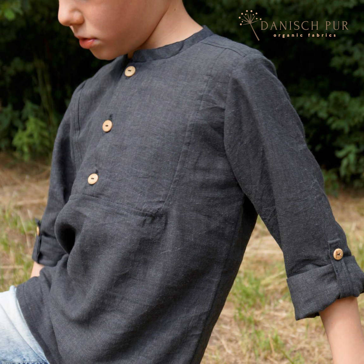 Woven Hemp Lyocell Smoke (55% Hemp-45% TENCEL™ Lyocell)