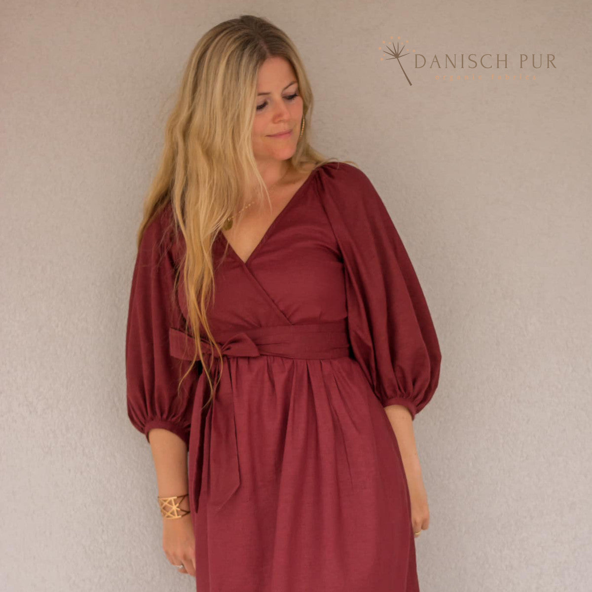 Webware Hanf Lyocell Frühburgund (55% Hanf-45% TENCEL™ Lyocell)