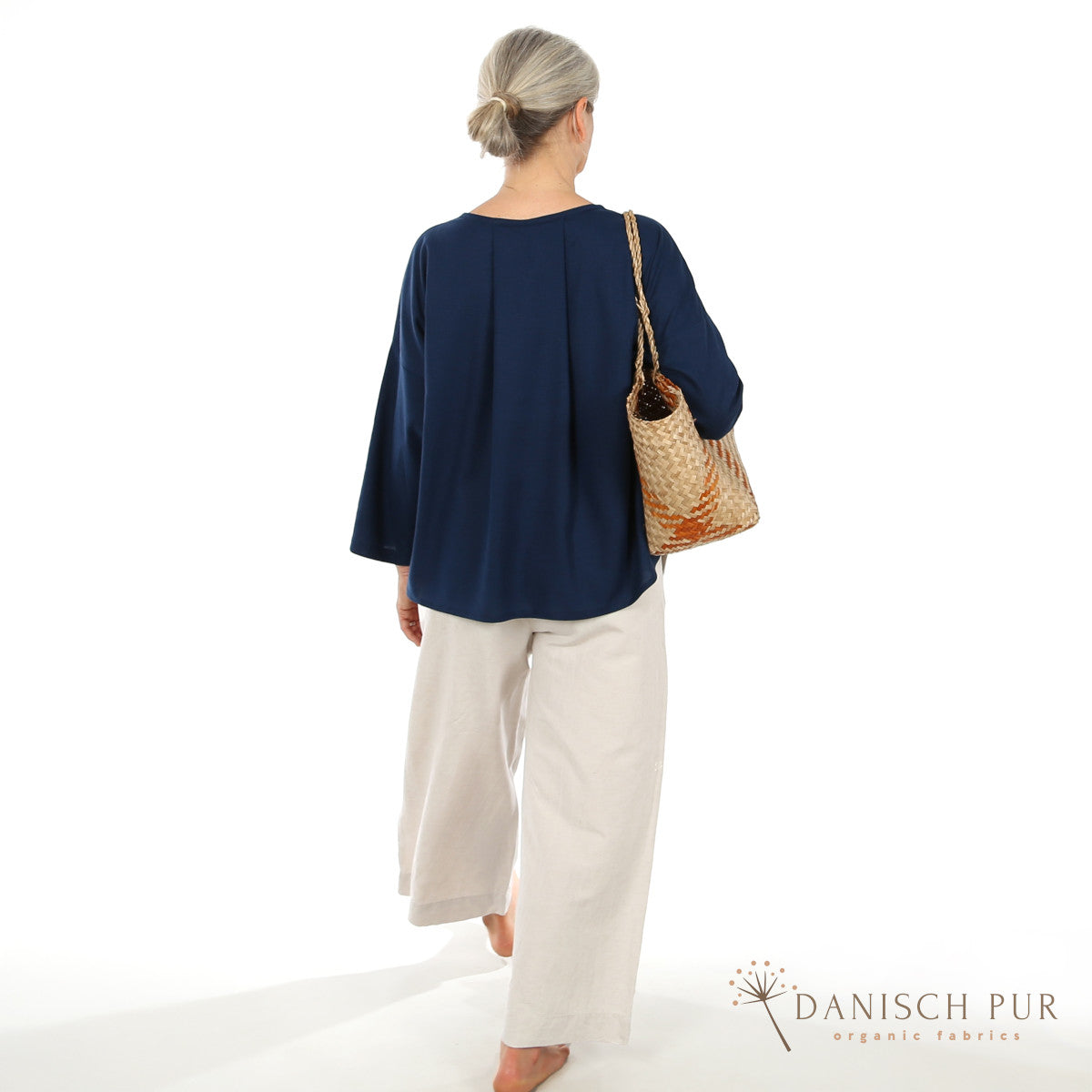 Webware Hanf Lyocell Königsblau (55% Hanf-45% TENCEL™ Lyocell)