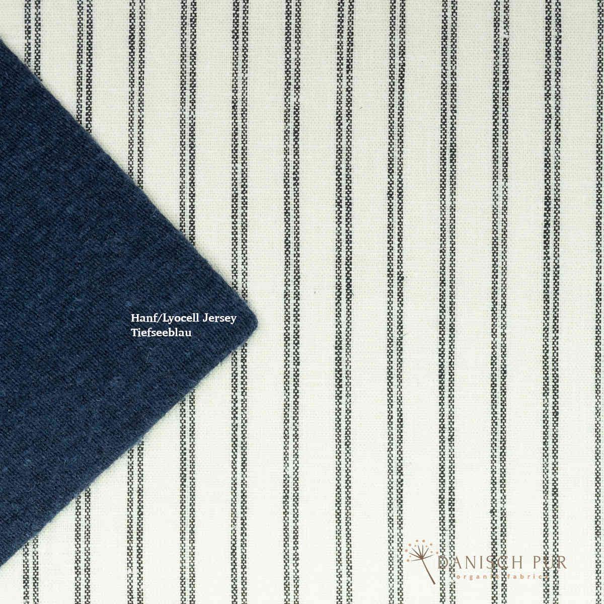 Woven hemp lyocell charcoal (55% hemp-43% TENCEL™ lyocell, 2% elastane)