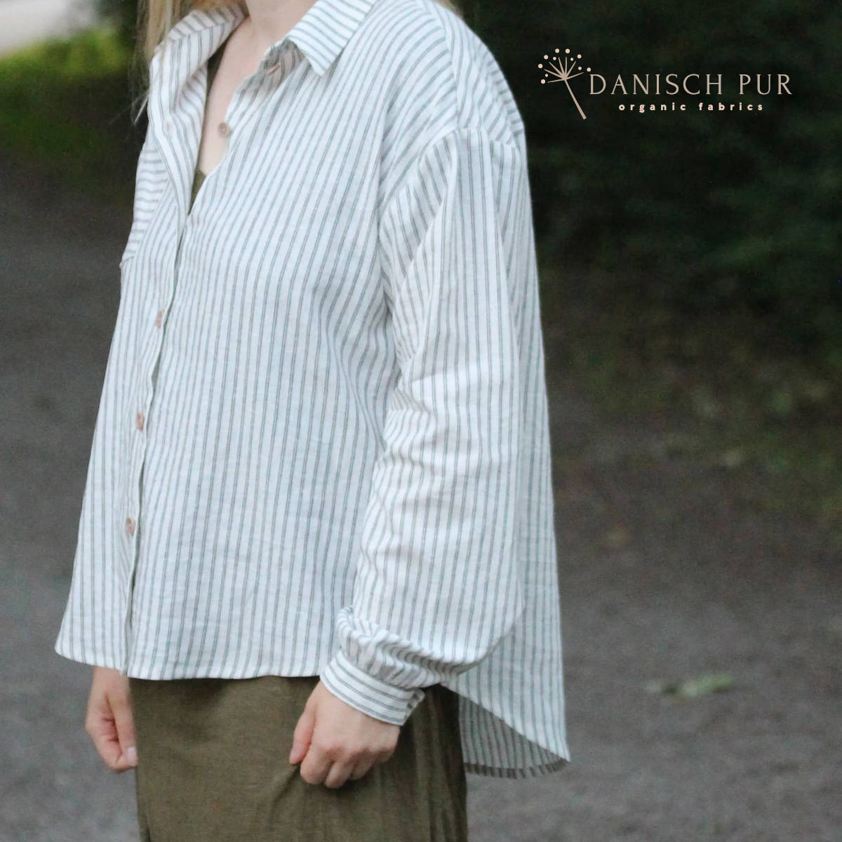 Woven hemp lyocell charcoal (55% hemp-43% TENCEL™ lyocell, 2% elastane)