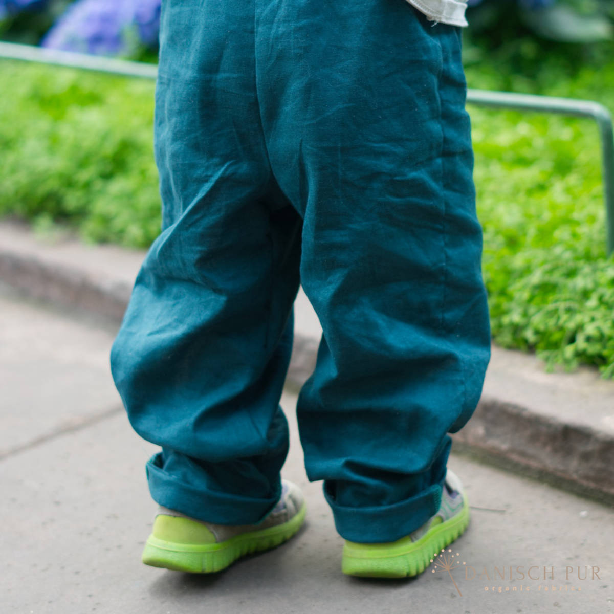 Webware Hanf Lyocell Petrol (54% Hanf-44% TENCEL™ Lyocell, 2% Elasthan)