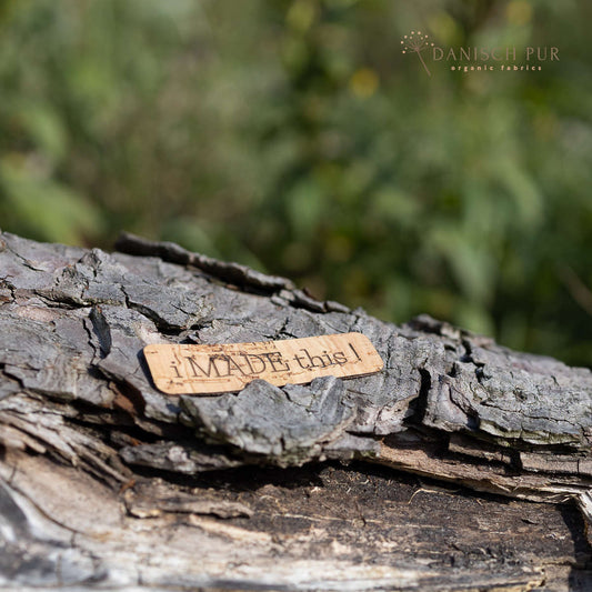 Korkpatch- Korklabel "i MADE this!"