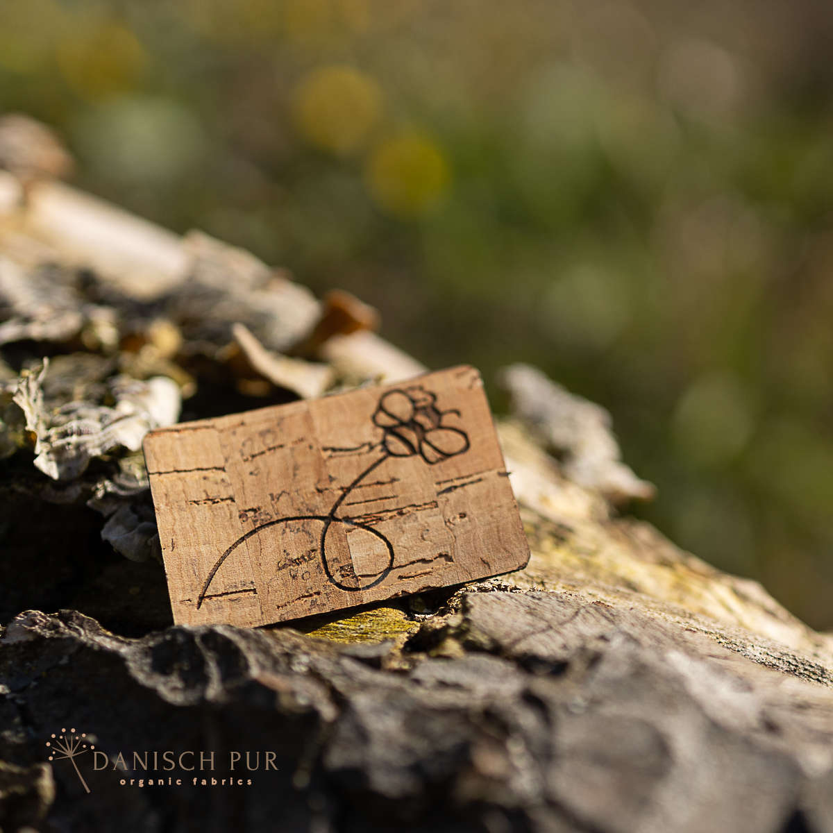 Korkpatch- Korklabel "Hummel"