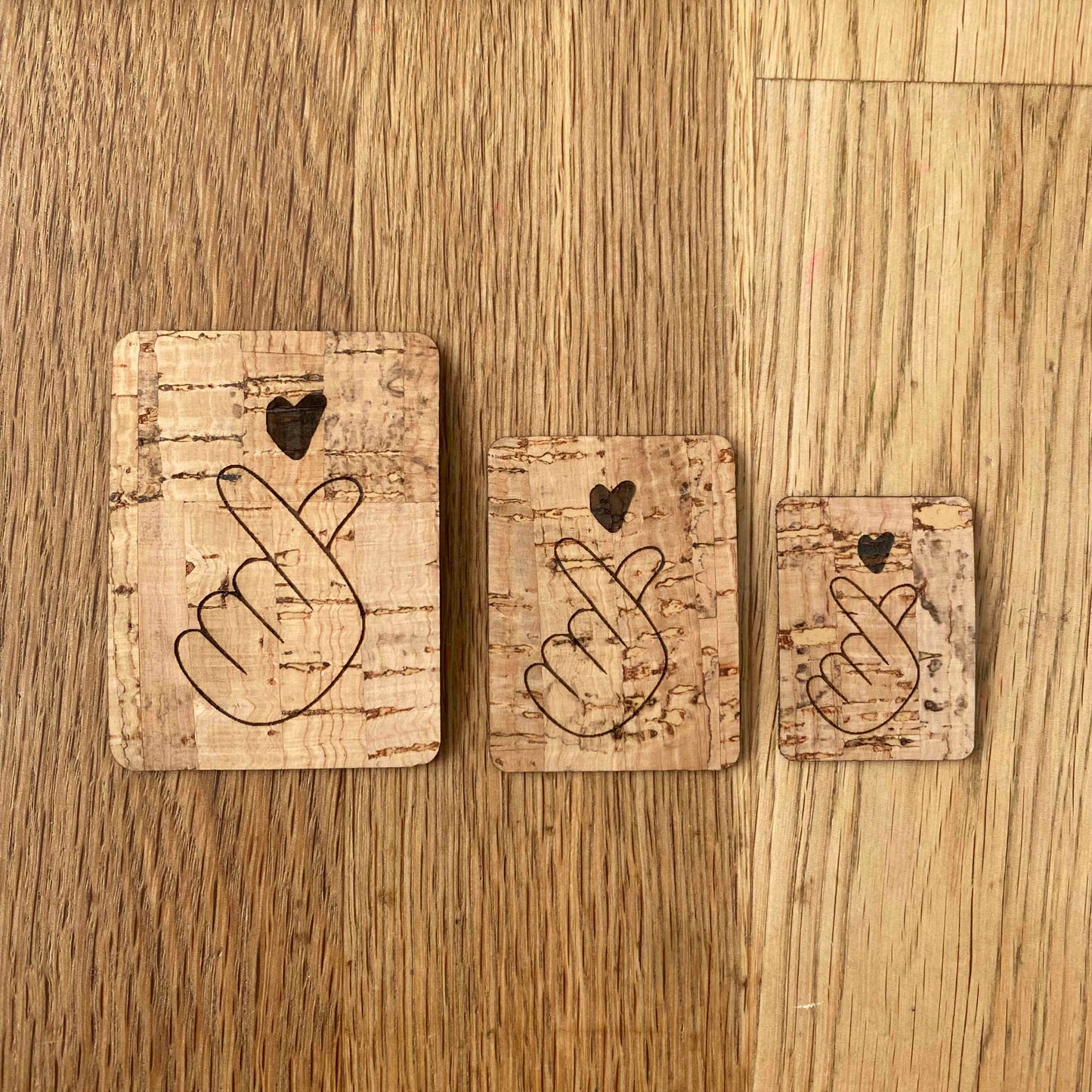 Cork patch - cork label "K-Pop" without lettering