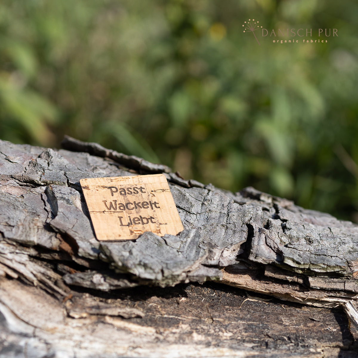 Korkpatch- Korklabel "Passt, wackelt, liebt"