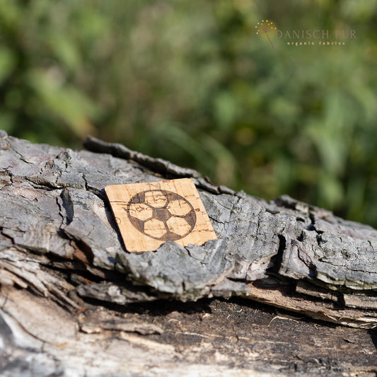 Korkpatch- Korklabel "Fußball"