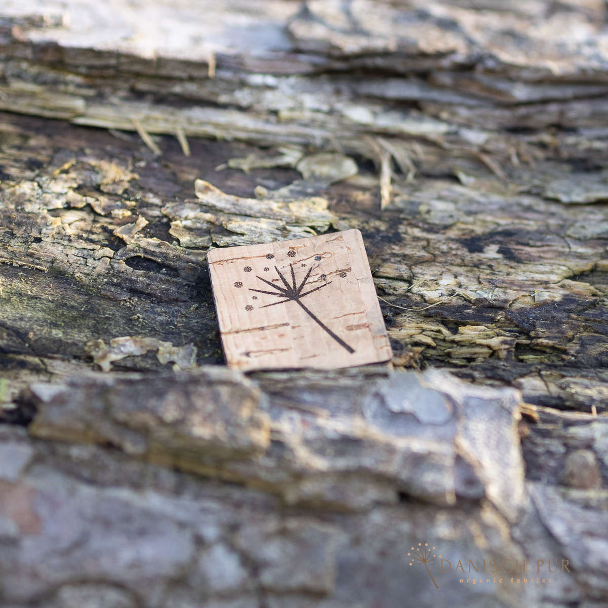 Cork patch - cork label "Dandelion"