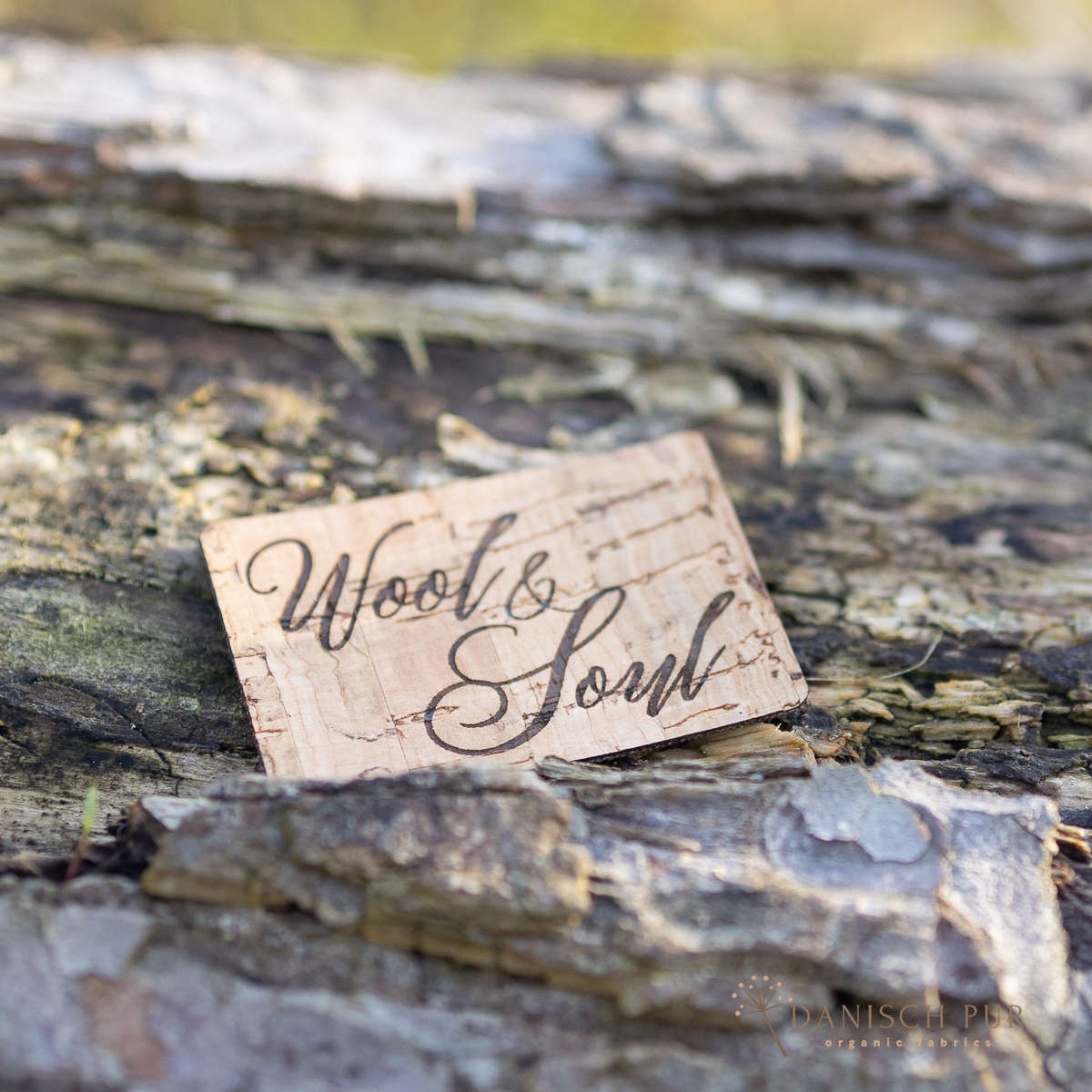 Cork patch - cork label "Wool &amp; Soul"