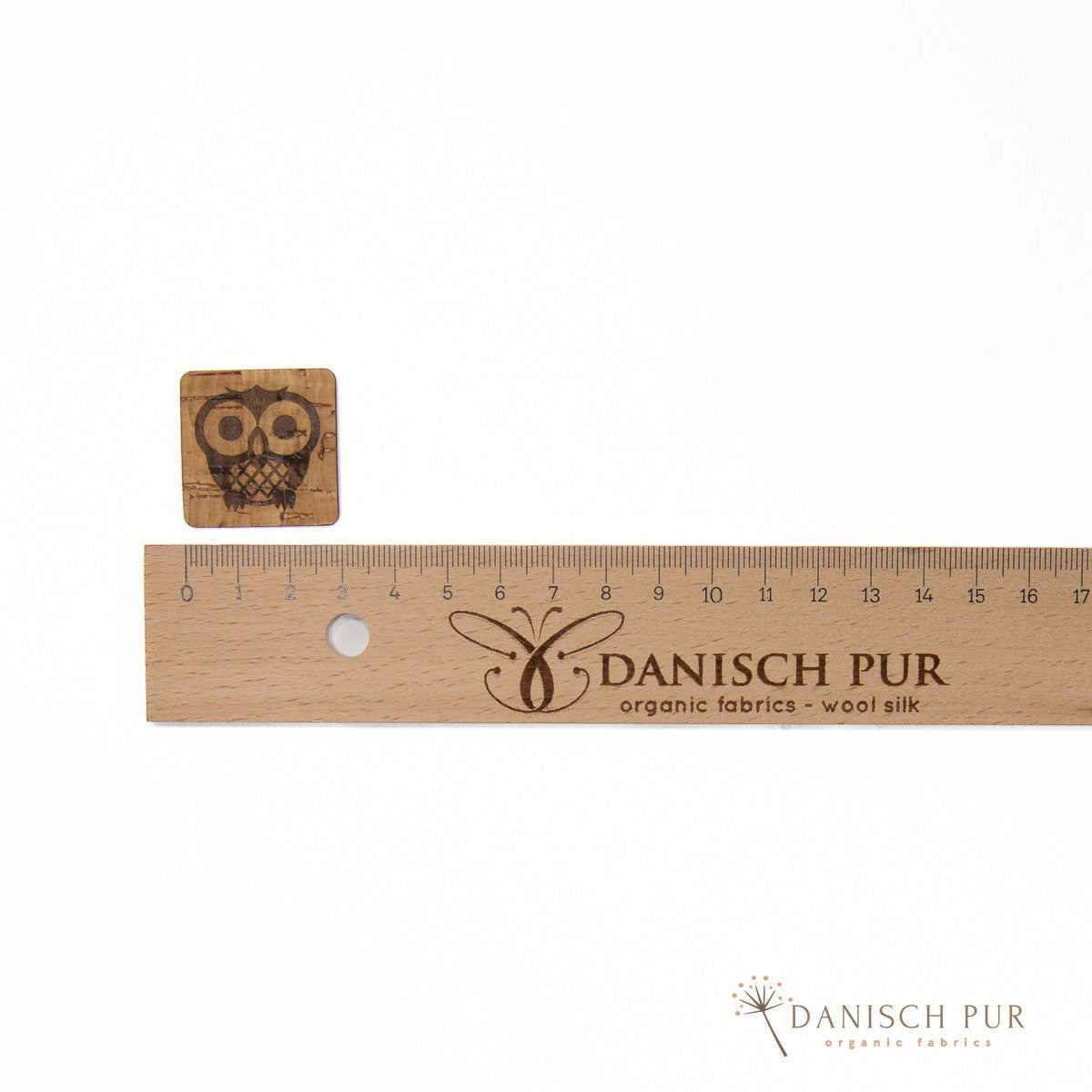 Korkpatch- Korklabel "Eule"