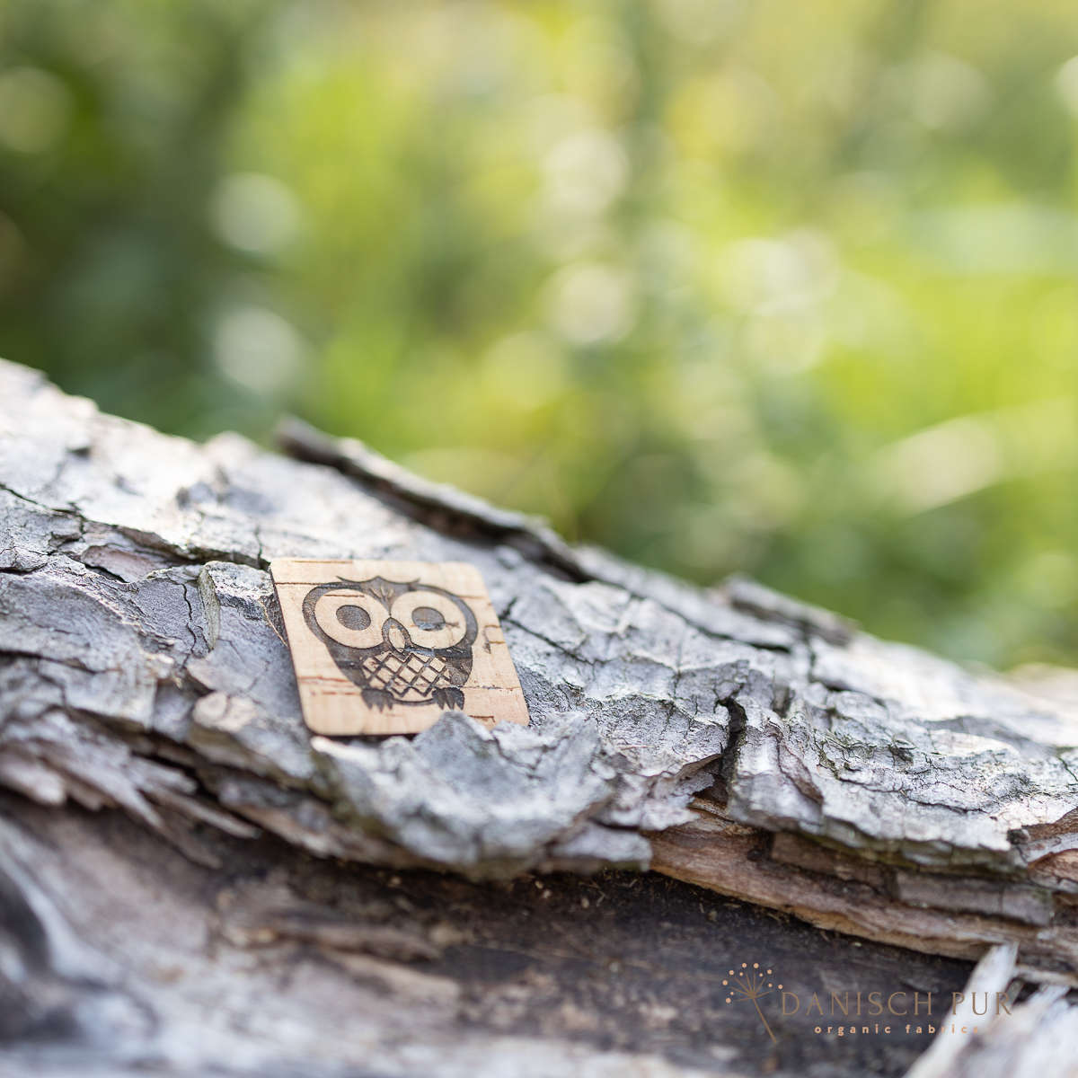 Korkpatch- Korklabel "Eule"