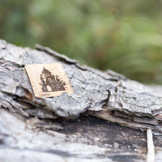 Korkpatch- Korklabel "Geisterhaus"