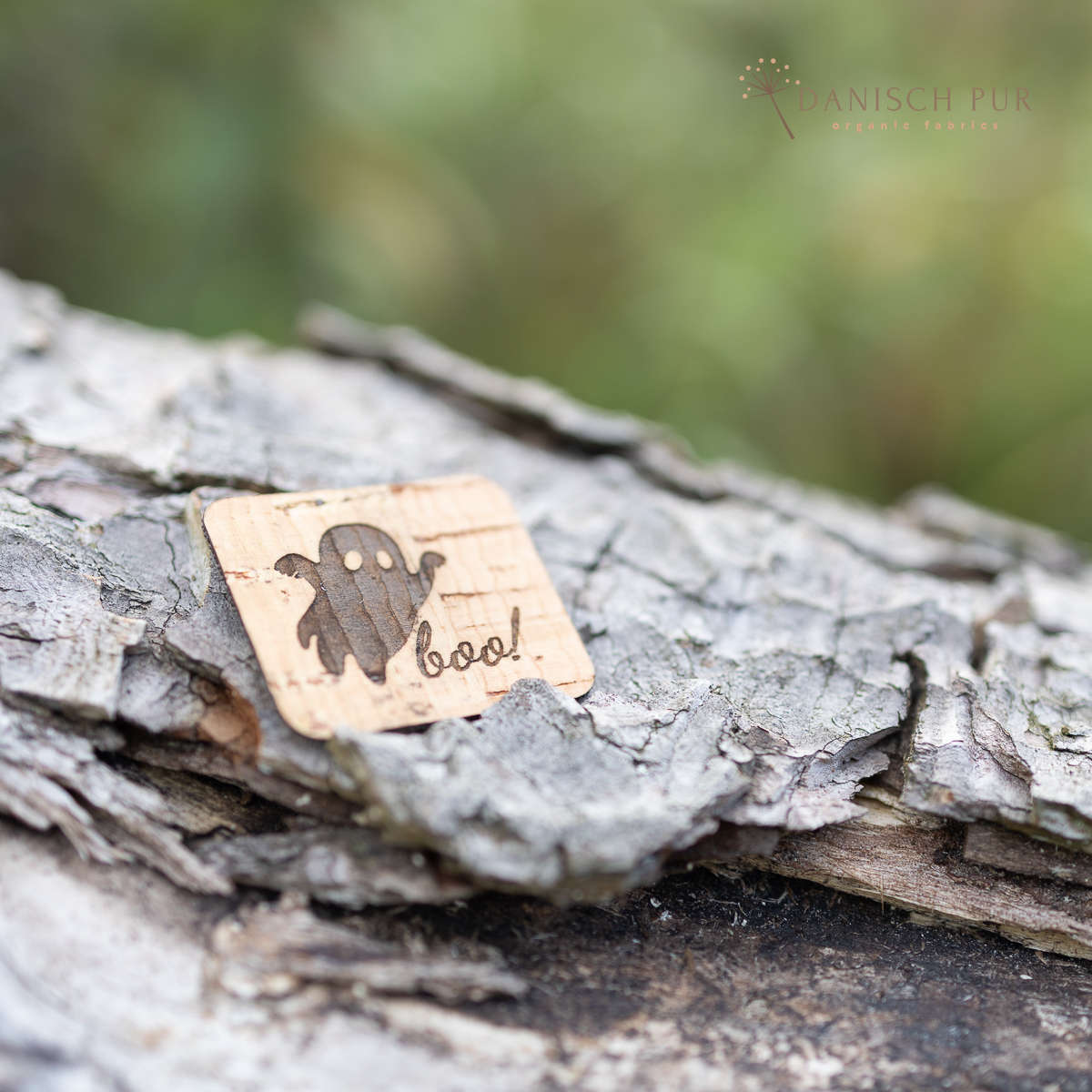 Korkpatch- Korklabel "boo!"