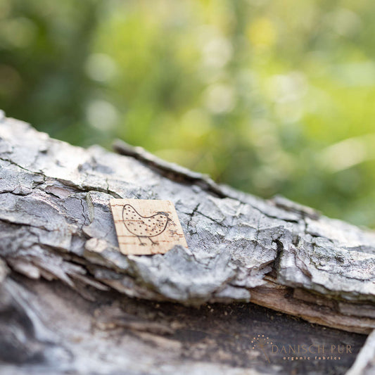 Korkpatch- Korklabel "Huhn"