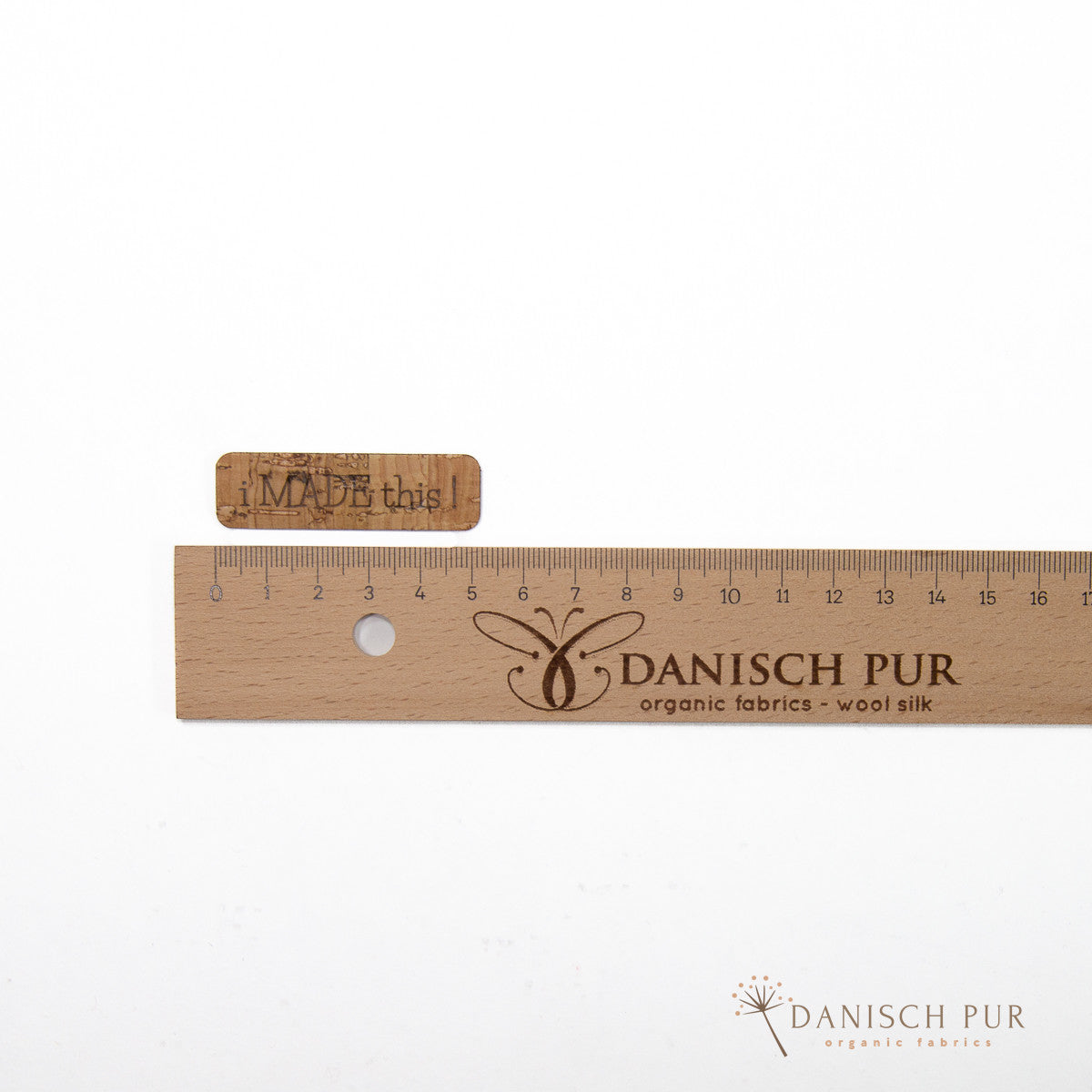 Korkpatch- Korklabel "i MADE this!"