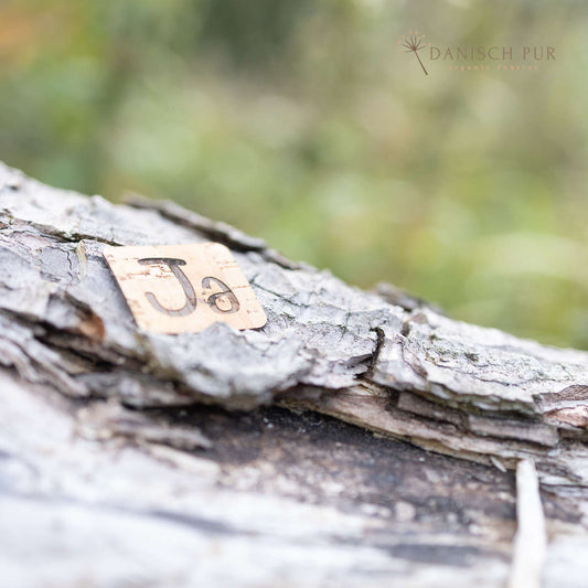 Korkpatch- Korklabel "Ja"