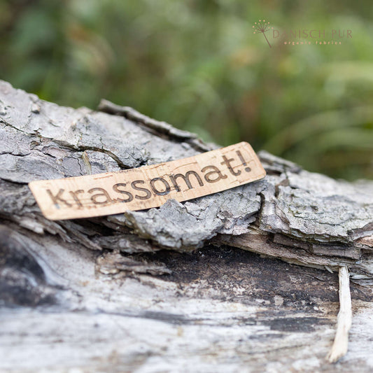 Korkpatch- Korklabel "krassomat!"