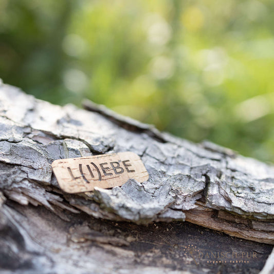 Korkpatch- Korklabel "L(I)EBE"