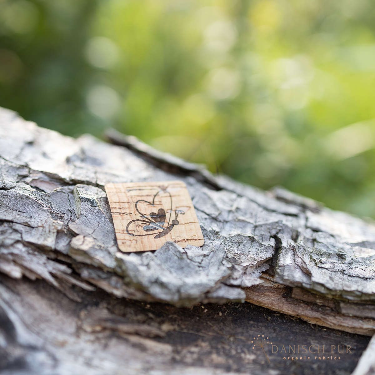 Korkpatch- Korklabel "Schmetterling"