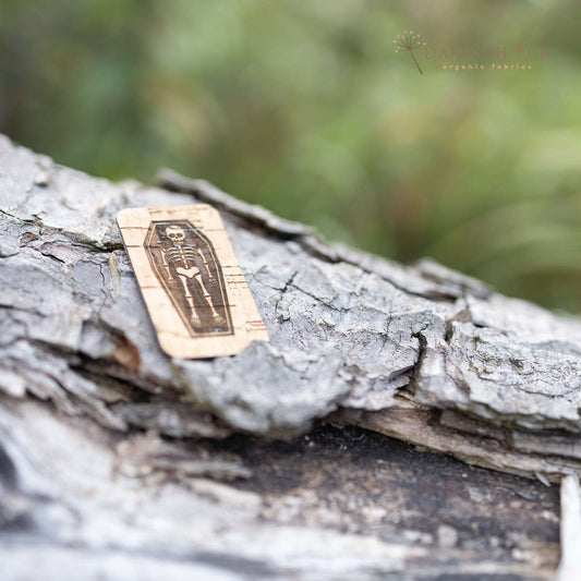 Korkpatch- Korklabel "Skelett"