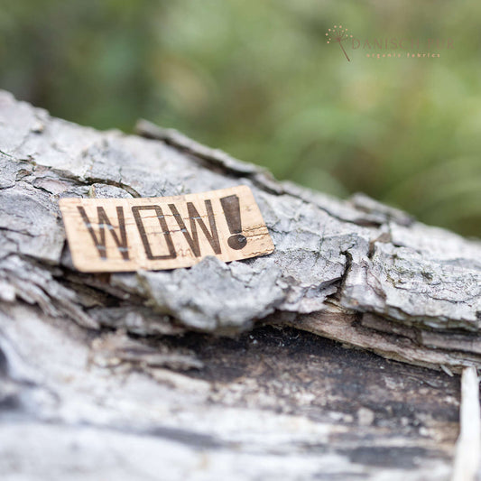 Korkpatch- Korklabel "WOW!"