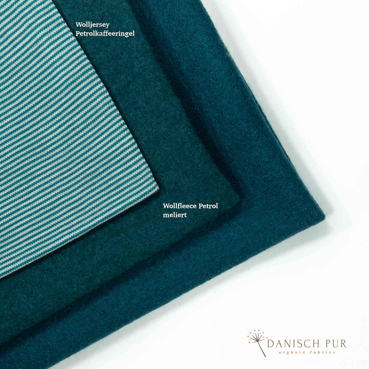 Kuschelwalk Ocean Petrol - Bio Wollwalk als Merinowalk (kbt, mulesingfrei)