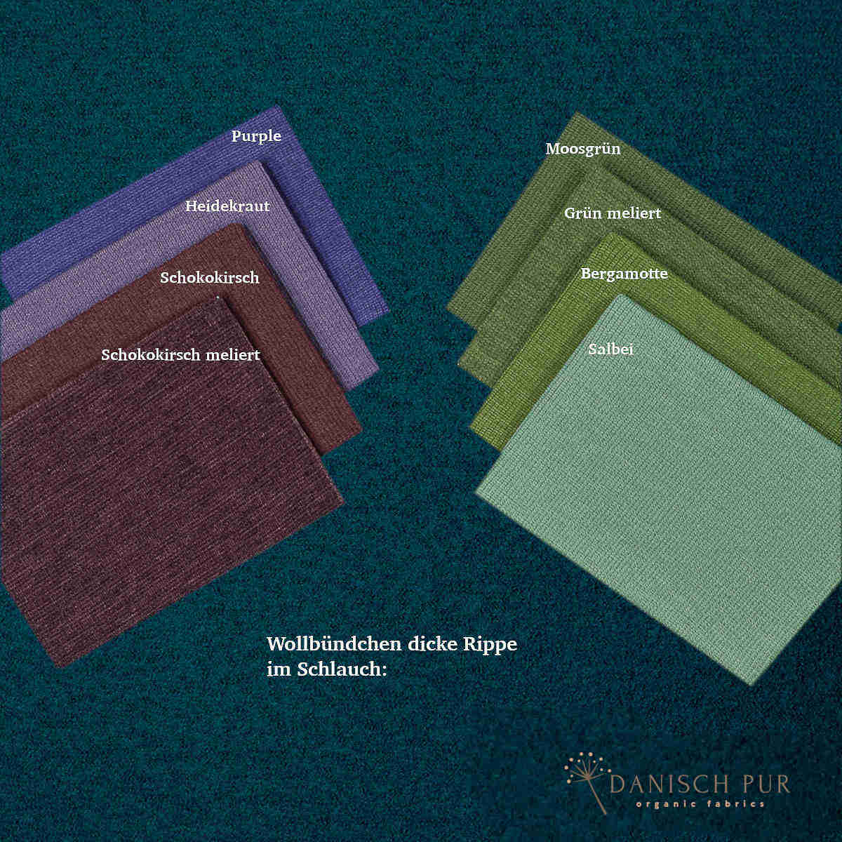 Kuschelwalk Ocean Petrol - Bio Wollwalk als Merinowalk (kbt, mulesingfrei)