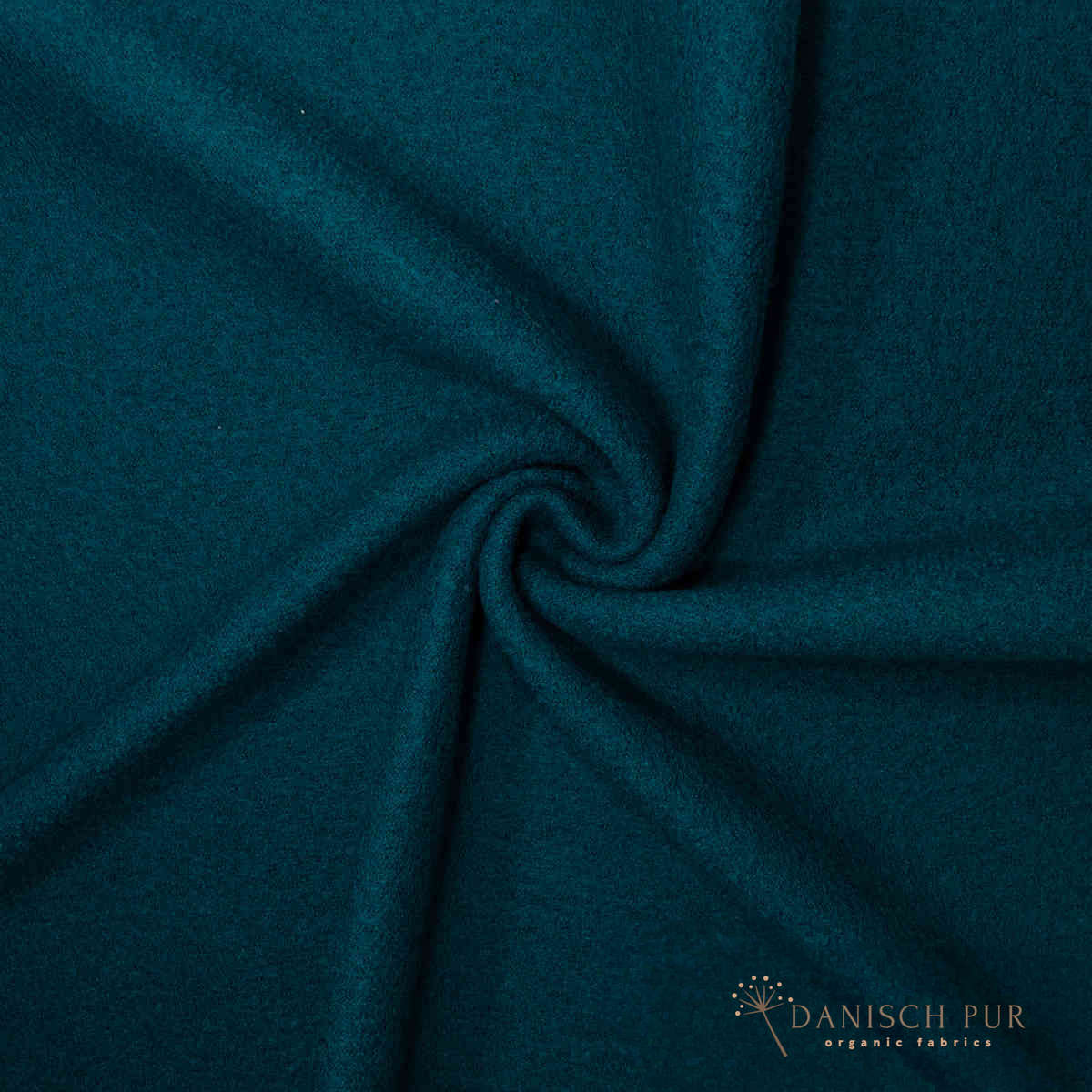 Kuschelwalk Ocean Petrol - Bio Wollwalk als Merinowalk (kbt, mulesingfrei)