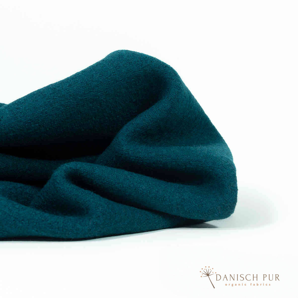 Kuschelwalk Ocean Petrol - Bio Wollwalk als Merinowalk (kbt, mulesingfrei)