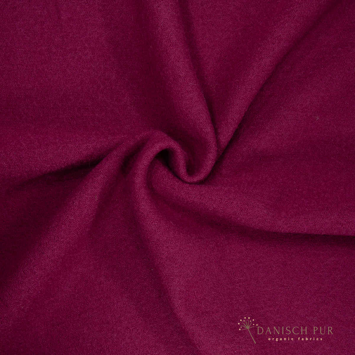 Cuddly walk in cherry red - organic wool walk as merino wool (kbt, mulesing-free)