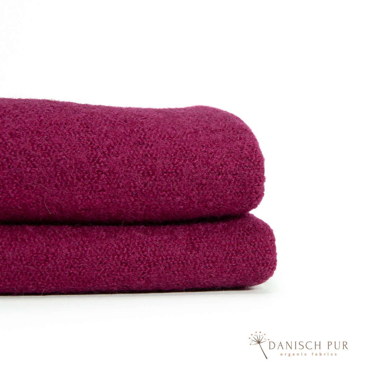 Cuddly walk in cherry red - organic wool walk as merino wool (kbt, mulesing-free)