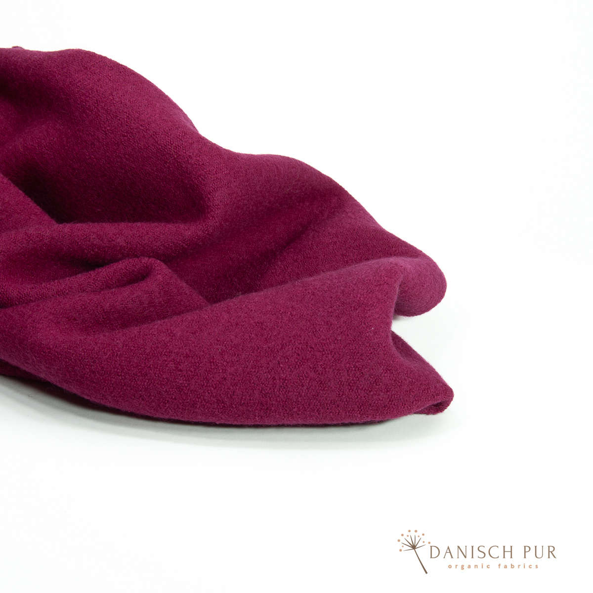 Cuddly walk in cherry red - organic wool walk as merino wool (kbt, mulesing-free)