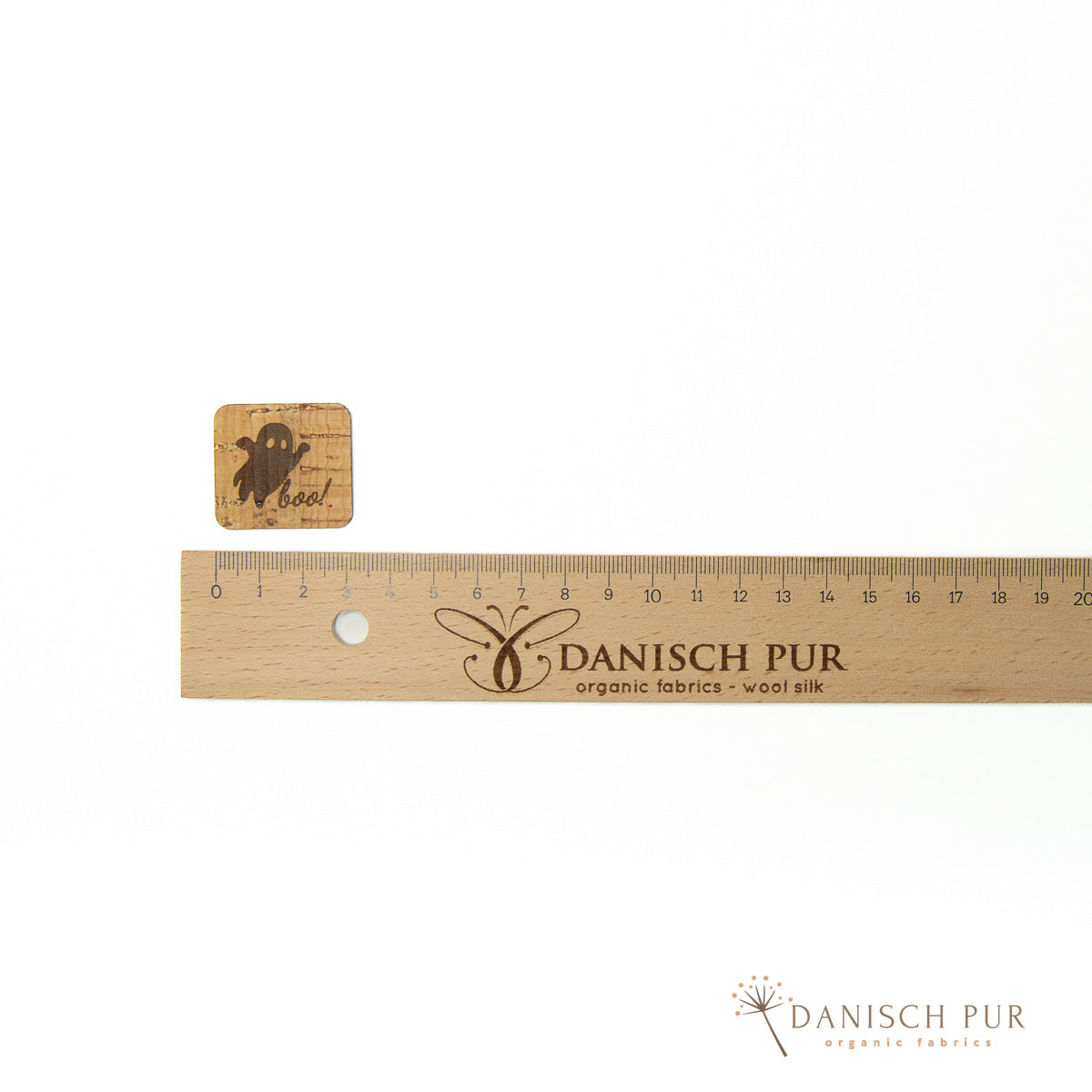 Korkpatch- Korklabel "boo!"