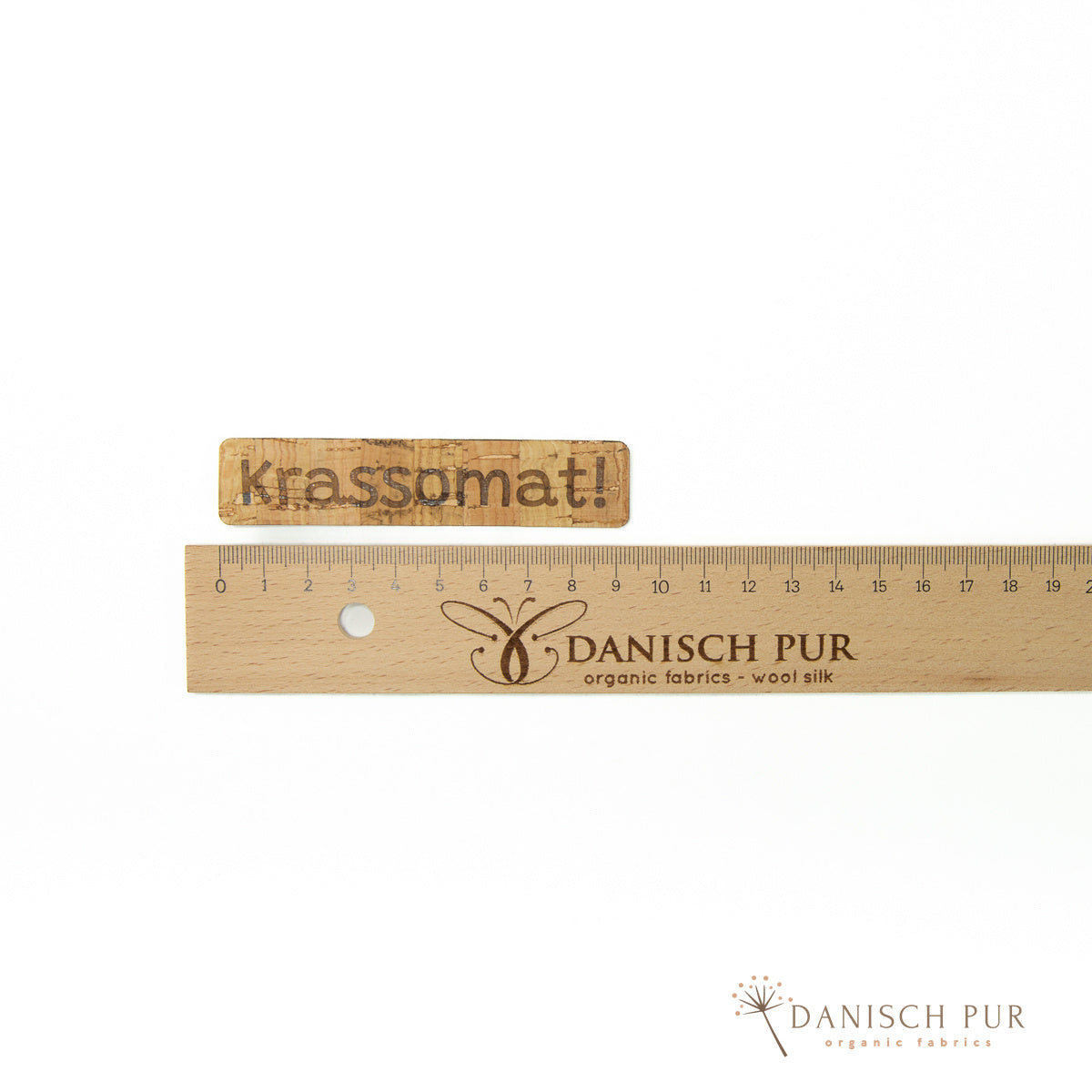 Korkpatch- Korklabel "krassomat!"