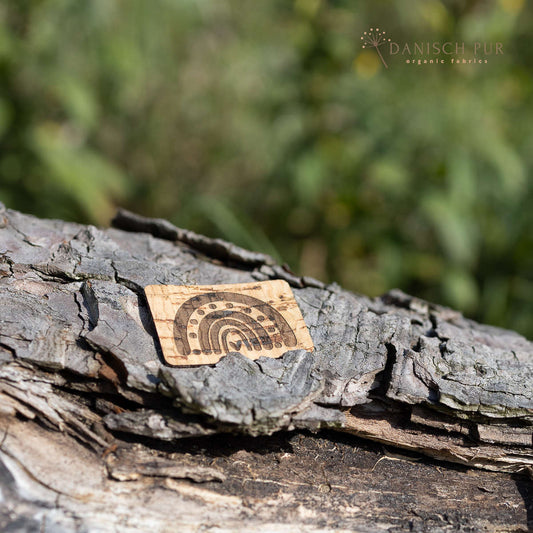 Korkpatch- Korklabel "Regenbogen"