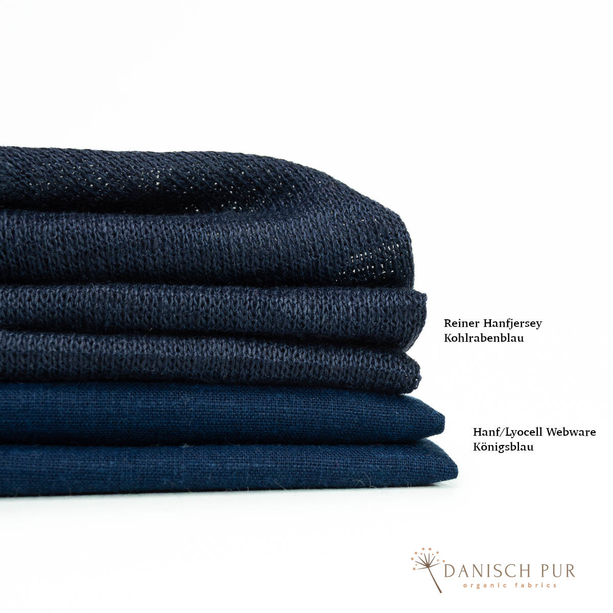 Pure hemp jersey (kba) coal raven blue