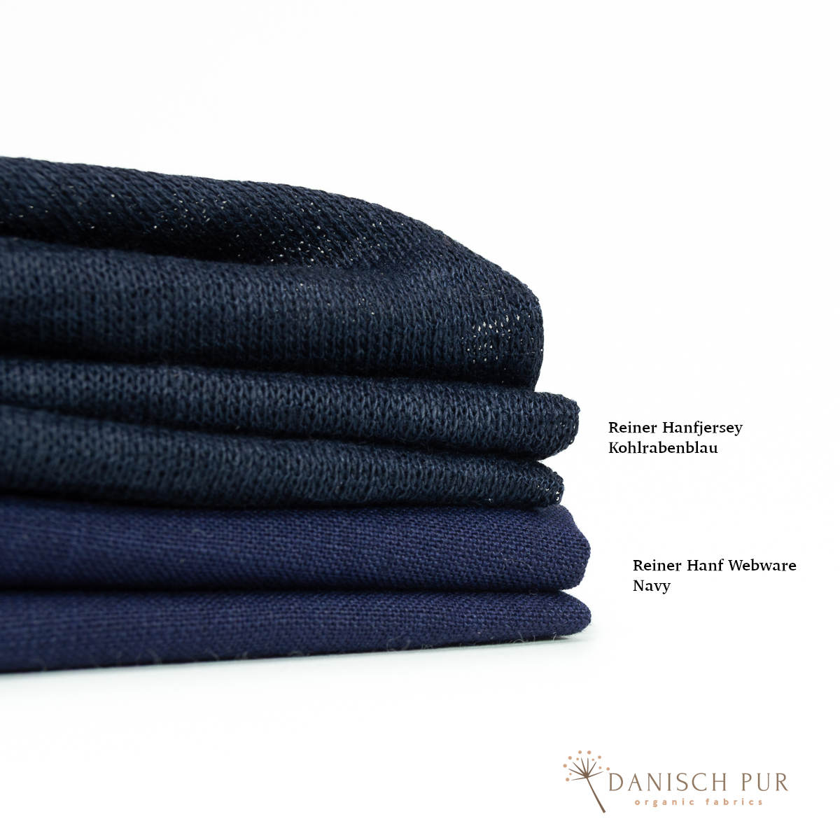 Pure hemp jersey (kba) coal raven blue