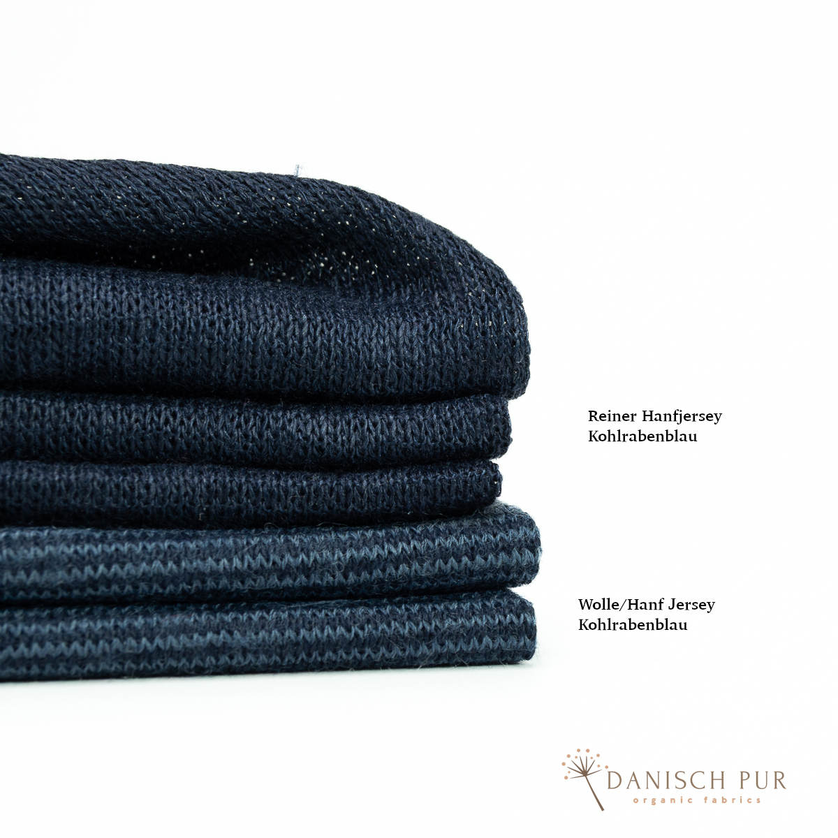 Pure hemp jersey (kba) coal raven blue