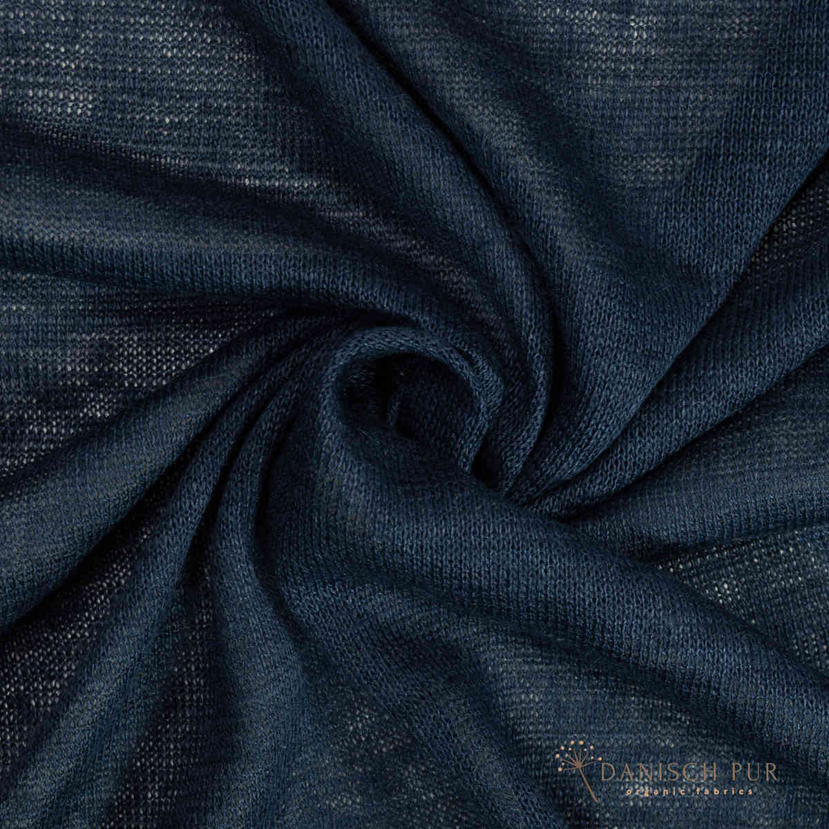 Pure hemp jersey (kba) coal raven blue
